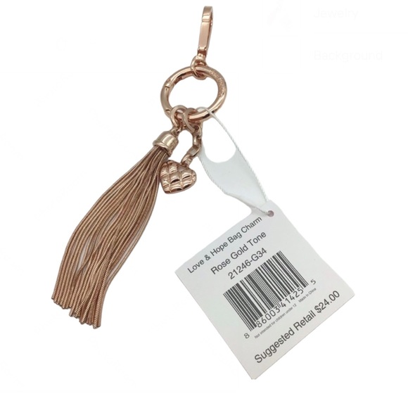 Vera Bradley Love & Hope Bag Charm - Picture 4 of 12